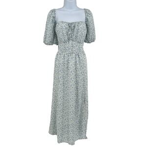 Scarlet Darkness Cottage Milkmaid Midi Dress Womens 2XL Country Cowgirl Peasant